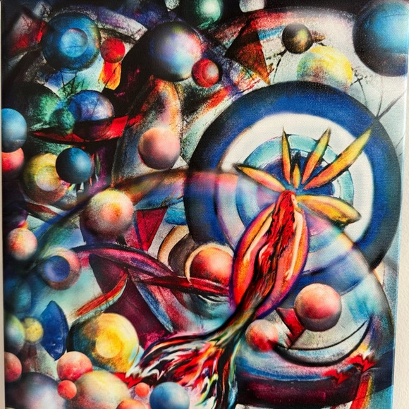 Mermaid Giclee Canvas Wrapped Print 11”x14” - Picture 3 of 4